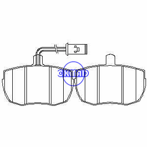 FORD TRANSIT Box Bus Plataforma/Chassis Van LAND ROVER Discovery RANGE ROVER ALFA ROMEO Pastilhas de freio FMSI:7400-D519 OEM:1571571 00607963999 FDB829 FDB886 FDB841 TRW:GDB341 GDB789 WVA:20359 20608 21160 21480, FF829